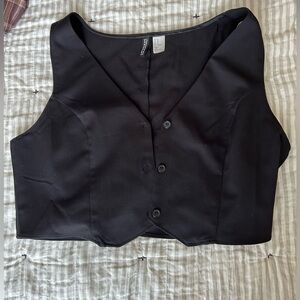 H&M Black Vest
